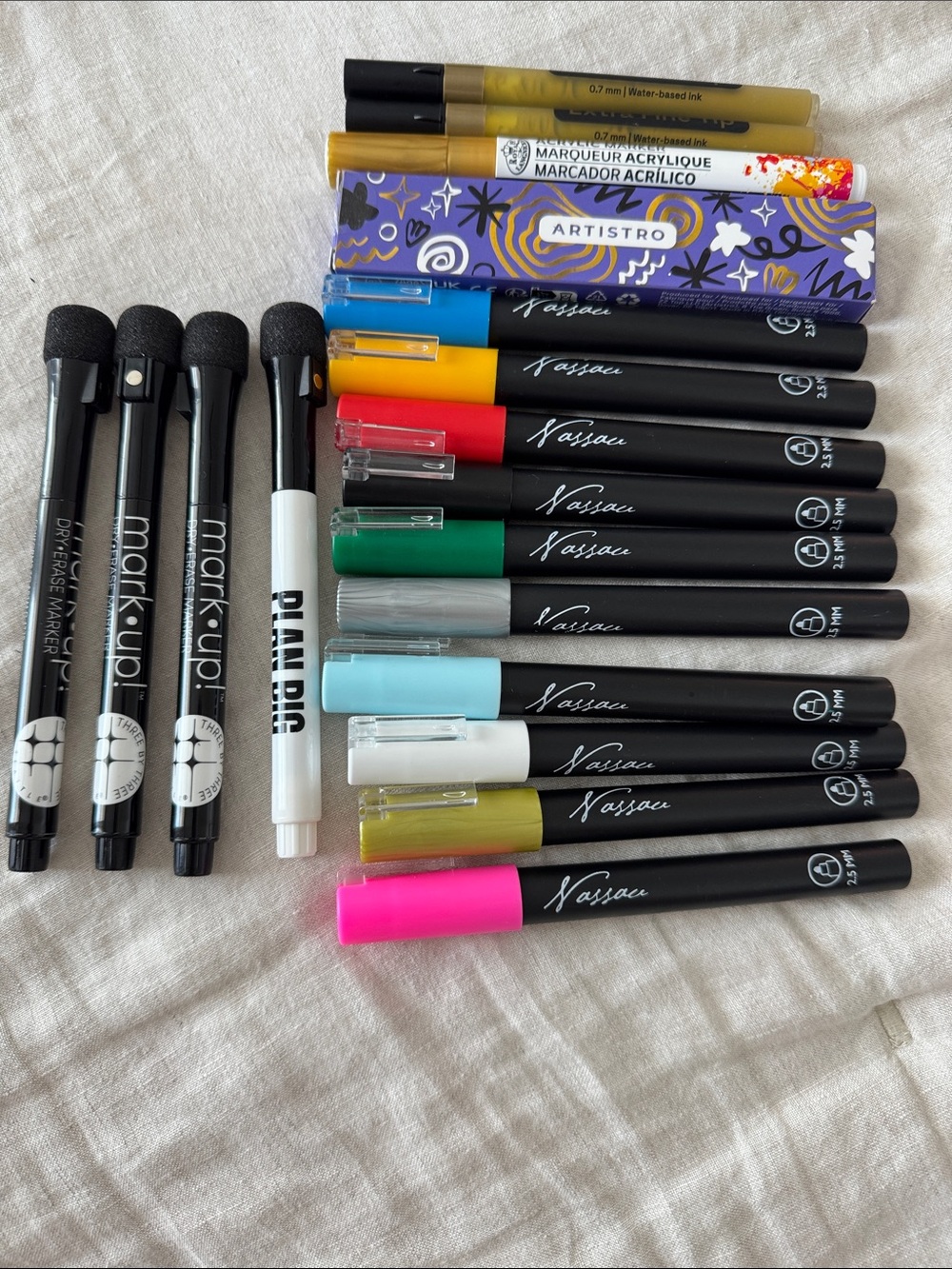 Selection of Art Supplies -New or Tested for Color